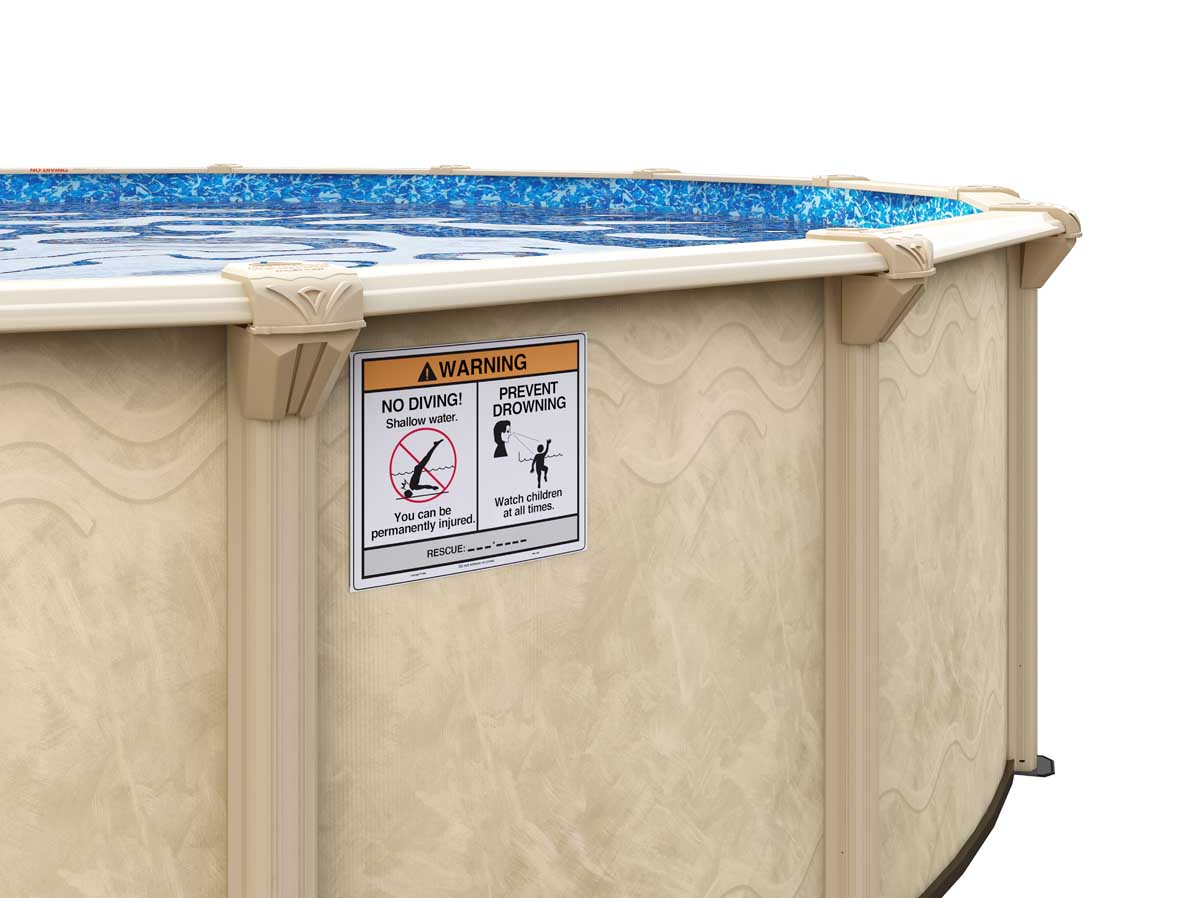 Oasis Modular Steel & Resin Swimming Pool view